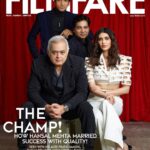 Karishma Tanna Instagram - Tears of joy fill my eyes as I see myself on the cover of Filmfare, a moment that feels surreal. This isn't just a cover; it's a culmination of countless aspirations, making each tear, each smile worth it. It’s more than a triumph; it's an emotional journey of perseverance, passion, and unwavering dedication. Woh kehte hai na .. Sabr ka phal meetha hota hai ❤️ Understood it now 🥰🙏 I don’t know how to thank you anymore but still Thanku @hansalmehta sir 🙏 @filmfare ☺️❤️ #filmfare #cover #love On the cover with me @pratikgandhiofficial @gagandevriar