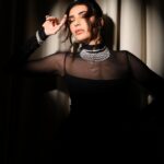 Karishma Tanna Instagram - 🖤🖤 @gq @gqindia Make up @makeupbyvishakha Hair @shefali_hairstylist.81 Outfit @deme_love_ Necklaces @limelightdiamonds @anmoljewellers Rings @anmoljewellers @limelightdiamonds Hand Cuff @limelightdiamonds Bracelets @anmoljewellers Bag @ahikozaofficial Styled by @anshikaav Assisted by @bhatia_tanisha Shot by @ishanzaka