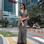 Karishma Tanna Instagram - On the roads of #Busan Only love 🖤 Wearing @jjvalaya @sukritigrover @netflix_in @aca_g.ott2023