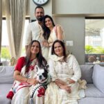 Karishma Tanna Instagram - Festive feel ❤️🙏 @varun_bangera #famjam #karishmatanna