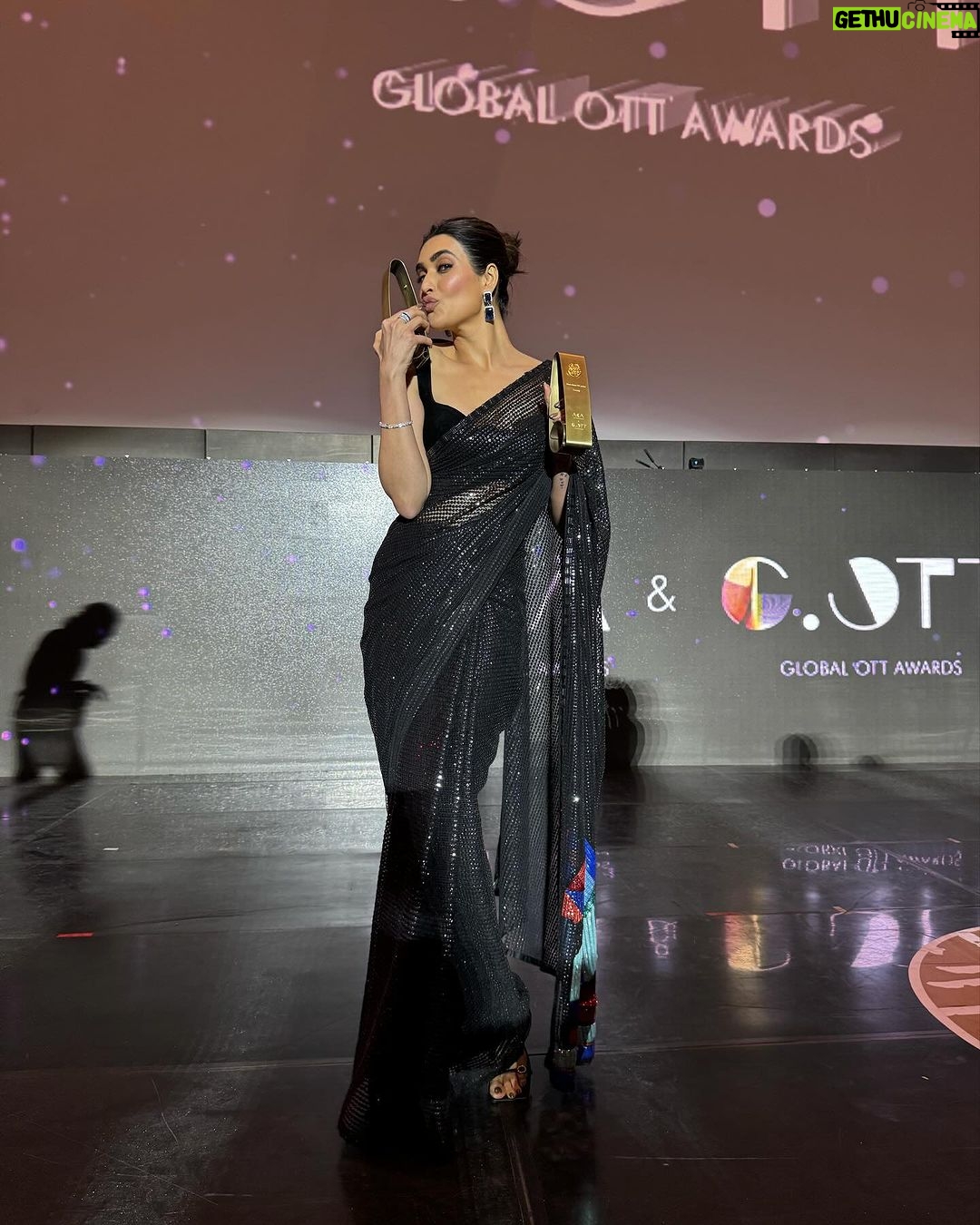 Karishma Tanna Instagram - And we Bring it Home 🇮🇳 I am absolutely thrilled to share with you all that our #series #Scoop #scooponnetflix has won 2 awards for Best Asian Series and Best Lead Actress on @netflix_in at the @busanfilmfest @aca_g.ott2023 To be nominated here was a huge honour and to win in both the categories is just overwhelming. So much gratitude in our hearts. Special Thanku to my director , @hansalmehta ❤️🙏 Thanku @castingchhabra Thank you to the entire team, team @matchboxshots and team @netflix_in for this. Thank you @monika_shergill @tanyabami and the entire NF team for backing us the way you have. Thank you @jignavora21 for letting us bare a piece of your heart to the world. God bless you! Official post to follow soon! @netflix_in @karishmaktanna @mohdzeeshanayyub @inayatsood @devenbhojani.official @bawejastudios @prosenstar @tanmaydhanania @tannishtha_c @malhar028 @rasika_agashe @thespianace @tejukolhapure @ishitta.arun @iradubey @avazkhan701 @shikhatalsania @ravimahashabde @matchboxshots @sanjayroutraymatchbox @saritagpatil @Mrunmayeelagoo #MiratTrivedi @anusinghc @karanvyas11 @dikssharoutray @castingchhabra @achintstagram @vishal_bajaj_1603 @pratikmr @Rishghel @pratham94 @Ganja_yogi @kavyadesaii aktalkies @Gyaskz.02 @shivankkapoor @tanvi_p9 @mua_krutika @ochinmay @mandarjkulkarni @amiteshmukheriee @mvinaysingh @nikita_bavishi @shambhavee @inayatsood @kashyapkapoor @jaimini_pathak @the_actor_aseem @rajivmalu @himanshahuja_dp @krutikapatil_mua @the_actor_aseem Here’s to many more exciting projects, and I can’t wait to share them with you all! 🥂✨ #BestSeries #BestActress #ScoopSeries #Netflix #Gratitude #dreamscometrue P.s. This is my first ever award for the category -Best actress and I am so lucky to have my first as the best one ❤️🙏