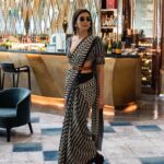 Karishma Tanna Instagram - On the roads of #Busan Only love 🖤 Wearing @jjvalaya @sukritigrover @netflix_in @aca_g.ott2023