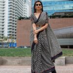 Karishma Tanna Instagram - On the roads of #Busan Only love 🖤 Wearing @jjvalaya @sukritigrover @netflix_in @aca_g.ott2023