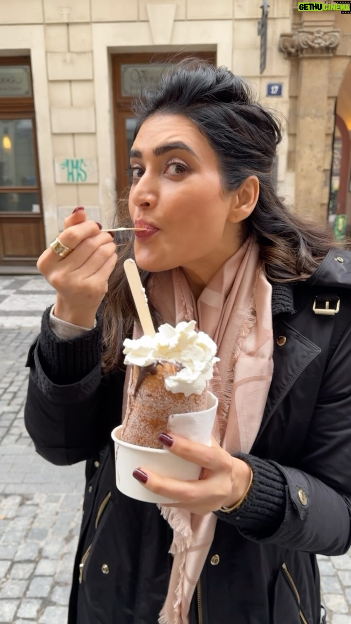 Karishma Tanna Instagram - Cheat meal joys ❤️ #prague #love #travel Prague, Czech Republic