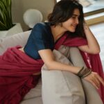 Karishma Tanna Instagram - 🩶🩶 Pics @mourya Ensemble @suta_bombay Jewellery @sangeetaboochra @aquamarine_jewellery Stylist @stylebysaachivj Hair @shefali_hairstylist.81