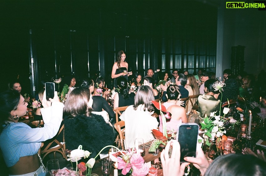 Karlie Kloss Instagram - dinner is served 🫶 @esteelauder New York, New York