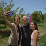 Karlie Kloss Instagram - Kicking off the first day of @kodewithklossy Summer 2023 the best way we know how 💫 by celebrating the next generation of leaders in STEM at @apple Park. There is SO much in store for this summer - scholars, HAVE FUN (and learn a little something too 😉)