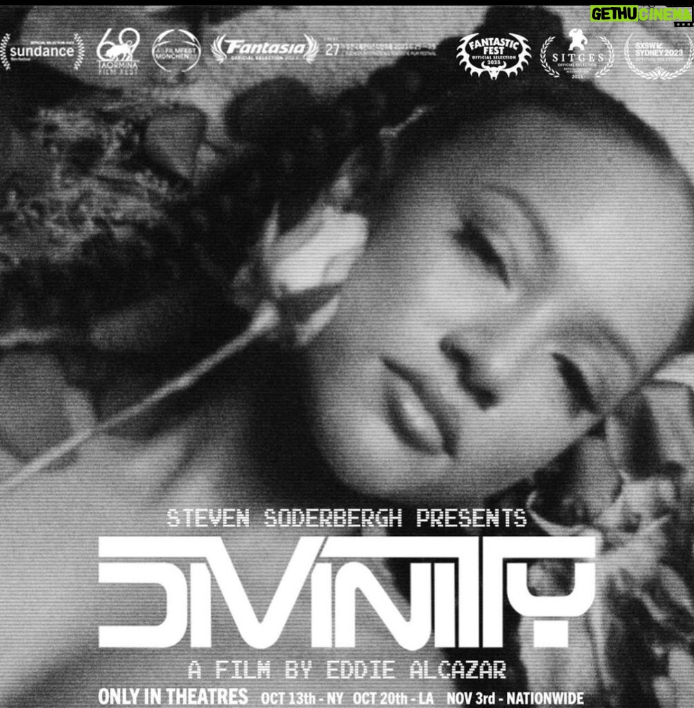 Karrueche Tran Instagram - The same week that my Dad passed away, Divinity premiered at Sundance. It was such a bittersweet moment for me.. mourning and wanting to celebrate, not knowing if it was the wrong thing to do to attend, yet knowing that it was a dream and goal of mine to have a film premiere at the festival.. looking back it all feels like a blur as I was just pushing through.. but wow what a cool moment to be there. The hardest part was knowing my Dad would’ve loved this weird and beautiful film. Divinity is by far one of the most interesting and coolest projects I’ve ever done, let alone to be a part of a Steven Soderbergh production.. biggest thank you @eddiealcazar for allowing me to bring Nikita to life, you are a genius! Finally you all get to watch it! Divinity is available on VOD on APPLE TV or AMAZON PRIME! Please support and watch this beautiful masterpiece :) @divinitythefilm