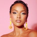 Karrueche Tran Instagram - BARBIE LA PREMIERE 🎀 Grateful for such an amazing team for making me feel like a true Barbie! 💛 @bryonjavar @stephenmoleskibeauty @brandnewjames