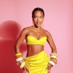 Karrueche Tran Instagram - BARBIE LA PREMIERE 🎀 Grateful for such an amazing team for making me feel like a true Barbie! 💛 @bryonjavar @stephenmoleskibeauty @brandnewjames