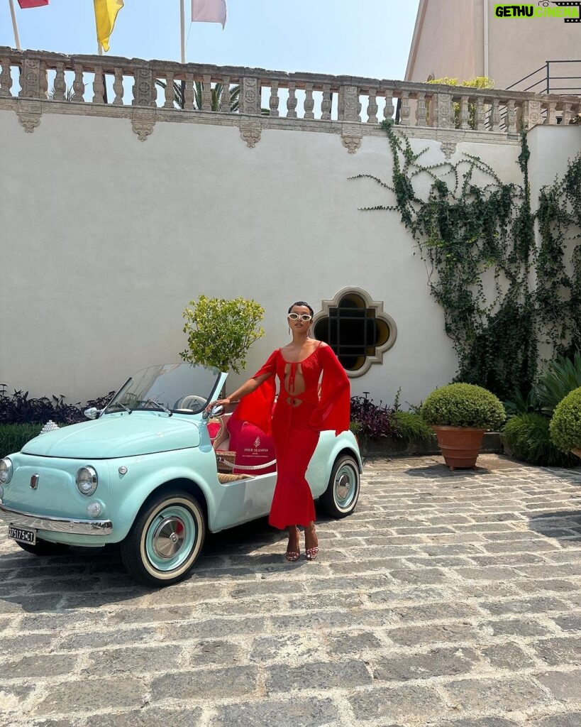 Karrueche Tran Instagram - Taormina ❤️🇮🇹 San Domenico Palace, Taormina, A Four Seasons Hotel