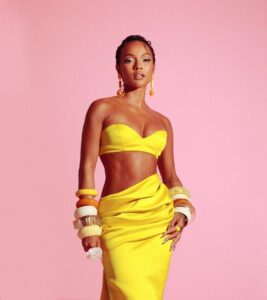 Karrueche Tran Instagram - BARBIE LA PREMIERE 🎀 Grateful for such an amazing team for making me feel like a true Barbie! 💛 @bryonjavar @stephenmoleskibeauty @brandnewjames