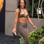 Karrueche Tran Instagram - A Goddess in her Power 🤍 #JurassicWorldDominion