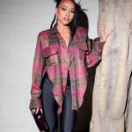 Karrueche Tran Instagram – @jimmychoo x @muglerofficial