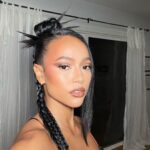 Karrueche Tran Instagram – @jimmychoo x @muglerofficial
