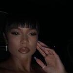 Karrueche Tran Instagram - The Book of Clarence 🖤 @alexusshefts @stephenmoleskibeauty @yuichi_ishida_hair