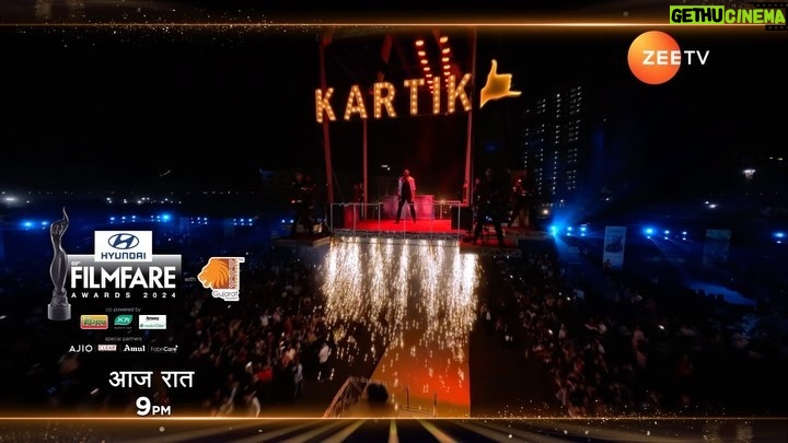 Kartik Aaryan Instagram - Kem cho, Bharat?! Taiyaar ho jao Hindi Cinema ke sabse bada jashn ke liye - the 69th #HyundaiFilmfareAwards2024 with #GujaratTourism, an ultimate celebration that’s full of excellence, emotions and entertainment! Watch #FilmfareOnZeeTV, Sun, 18th Feb, 9 PM onwards. #FilmfareAwards2024 @filmfare