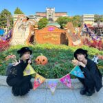 Kashou Rosiel Instagram - 昨日は、ディズニーシーにお友達のなおぴっぴと行ってきた! お揃いの黒コーデ👻楽しすぎた👻 #ディズニー #ディズニーシー #ディズニーコーデ #disneysea