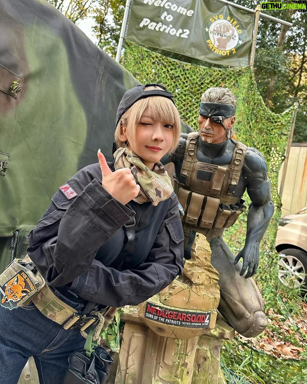 Kashou Rosiel Instagram - 今日は『パトリオット2』にてサバゲー参戦でした!めちゃくちゃ楽しいぃぃぃ…!!!!今日は6killした…!きてくれた皆様ありがとうございましたっっっ (うさちゃん居た) #サバゲー #サバゲー女子