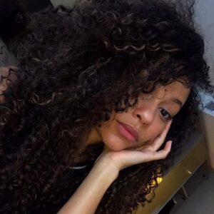 Kassius Nelson Instagram - Hiding in my hair today.