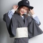 Kasumi Hasegawa Instagram - デニム着物👘 カメラマン: 木村直貴さん #デニム着物 #デニム着物コーデ #着物 #着物コーディネート #kimono #japanesekimono #japanesegirl