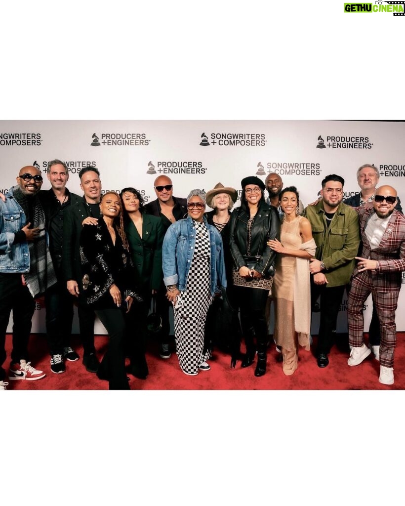 Kat Graham Instagram - At the @prodengwing @songcompwing Celebration of Craft at the @grammymuseum with my @recordingacademy family. I know this isn’t the most pc thing to say, but fuck I really love my Recording Academy family. Grateful for my incredible colleagues, who tirelessly champion artists’ rights, making sure that our laws and operations evolve to safeguard the industry’s medical, financial, professional and mental well-being. It’s a privilege, now as trustee, to stand alongside these brilliant minds and creative forces. Kicking off Grammy week with these devoted and talented MFs, who dedicate their lives to making the music world better, and protecting both artists as well as each other. They truly are the architects of the soundtrack to our lives. I love y’all. A town down. Congrats to Leslie Ann Jones on your honor. As a female engineer myself I was the only girl in my class, and I am always awestruck by you and your talents. You make Skywalker Sounds sound gooooood kid. 🙌🏽🤌🏽 📸: @obscurematchi Los Angeles, California