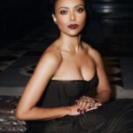 Kat Graham Instagram - My first time wearing @GauravGuptaOfficial was at the NMACC in Mumbai to celebrate him and the culture of India. Every piece he creates feels like a celebration… like a firework that has turned into a spiral of shapes and sounds. His Haute Couture show was another one of those celebrations. He took us to church! Literally. The new collection was elegant. Chic. Bold. Whimsical and commanding. Those are his consistencies. One thing that particularly stood out to me was the spiritual elements within this collection (my favorite being the chakra dress, and the kundalini snake rings). Many of you know that one of my best friends is Hema @boseh1 who has helped bring the talented Gaurav into the pop zeitgeist. She and I can spend hours talking about fashion, impact, energy focus and what it means to be a brown girl hustling. We also always have at least one pair of earrings that we are holding hostage from the other… a currency to ensure we find each other in the world again. I am so deeply proud of you Hema and the team for what you continue to accomplish. From a little town in Calcutta to running PFW my love. @ggpanther You are limitless, just like your clothes. Paris, France