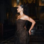 Kat Graham Instagram - My first time wearing @GauravGuptaOfficial was at the NMACC in Mumbai to celebrate him and the culture of India. Every piece he creates feels like a celebration… like a firework that has turned into a spiral of shapes and sounds. His Haute Couture show was another one of those celebrations. He took us to church! Literally. The new collection was elegant. Chic. Bold. Whimsical and commanding. Those are his consistencies. One thing that particularly stood out to me was the spiritual elements within this collection (my favorite being the chakra dress, and the kundalini snake rings). Many of you know that one of my best friends is Hema @boseh1 who has helped bring the talented Gaurav into the pop zeitgeist. She and I can spend hours talking about fashion, impact, energy focus and what it means to be a brown girl hustling. We also always have at least one pair of earrings that we are holding hostage from the other… a currency to ensure we find each other in the world again. I am so deeply proud of you Hema and the team for what you continue to accomplish. From a little town in Calcutta to running PFW my love. @ggpanther You are limitless, just like your clothes. Paris, France