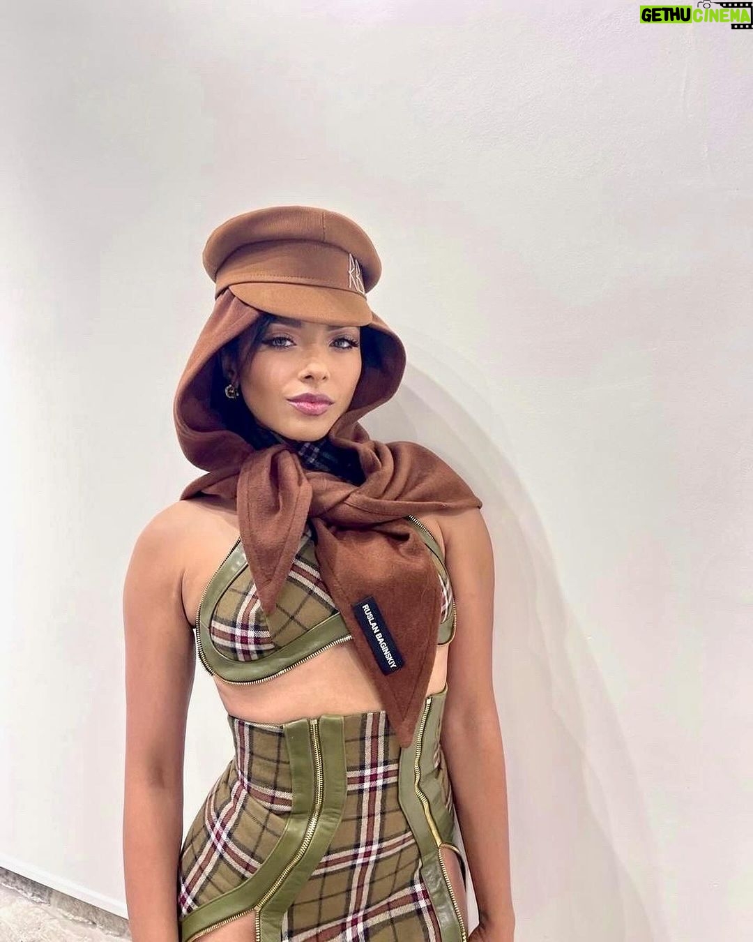Kat Graham Instagram - Celebrating @ruslanbaginskiy (always) and all of my amazing friends who made PFW the best one yet. Swipe right for my Paris dump of my favorite silly moments. 🥰 📸: @ruslanbaginskiy Paris, France