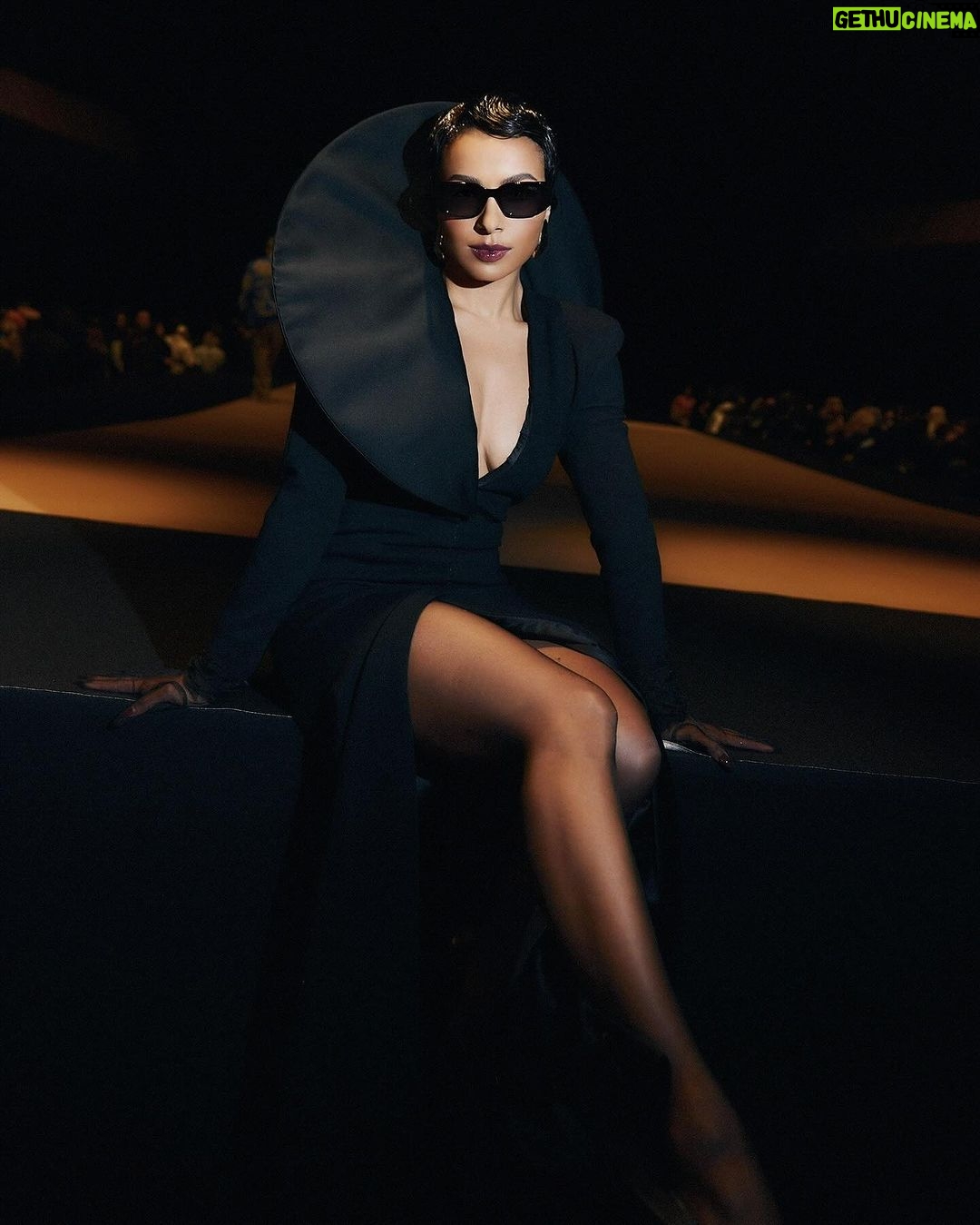 Kat Graham Instagram - @stephanerolland_paris Haute Couture SS24 presented at Salle Pleyel. @stephanerolland_paris unveiled his mesmerizing Haute Couture SS24 collection at Salle Pleyel, showcasing his impeccable understanding of shapes and dramatic flair with a hint of edge. The show opened with sand dunes and transitioned into a stage of Middle Eastern-inspired Rolland couture. It was haunting, original, powerful and breathtaking... The opening of the show featured designs from the students of L’institut Français de la Mode which added an extra layer of breathtaking artistry. It culminated in an incredible musical performance by @ibrahimmaaloufofficial. One vivid memory I have was Stephane saying, “I have the perfect dress!” as he made his way down his exquisite staircase in Paris with this epic piece in hand that I would wear to the show. Collaborating with him has been a true delight, from closing the Cannes Film Festival to our upcoming moments. Thank you, Stephane, for not only dressing me but also providing a platform for both myself and the talented students to shine. Gratitude for the many years, and bravo Mr. Rolland. Paris, France