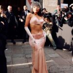 Kat Graham Instagram - The immensely talented visionary @JeanPaulGaultier at his Haute Couture Show x @simonerocha_ SS2024. It was a breathtaking show that seamlessly blended Rocha’s whimsical romanticism with Gaultier’s timeless silhouettes. It’s always a joy to adore, collect, bear witness to, cherish and pay homage to the legacy that is Gaultier. And seeing the maestro himself defies expression. Gratitude to my Gaultier family for having me. 💓 I have been dreaming in Gaultier since I was 16 years old. When I got my first big paycheck the first thing I bought was archive JPG. I own more Gaultier than anything else in my collection of fashion, and continue to collect everything I can. It continues to be a firm representation of absolute freedom, creativity, self love, inclusion and unyielding self expression. Paris, France