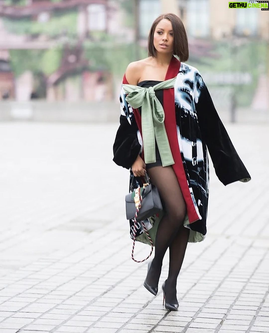 Kat Graham Instagram - Who’s ready for Paris Fashion Week? Here’s some of my favorite street style looks over the years. See you in Paris for couture kids! Paris, France