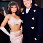 Kat Graham Instagram - The immensely talented visionary @JeanPaulGaultier at his Haute Couture Show x @simonerocha_ SS2024. It was a breathtaking show that seamlessly blended Rocha’s whimsical romanticism with Gaultier’s timeless silhouettes. It’s always a joy to adore, collect, bear witness to, cherish and pay homage to the legacy that is Gaultier. And seeing the maestro himself defies expression. Gratitude to my Gaultier family for having me. 💓 I have been dreaming in Gaultier since I was 16 years old. When I got my first big paycheck the first thing I bought was archive JPG. I own more Gaultier than anything else in my collection of fashion, and continue to collect everything I can. It continues to be a firm representation of absolute freedom, creativity, self love, inclusion and unyielding self expression. Paris, France