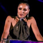 Kat Graham Instagram - It is bittersweet to be recognized by @ccfpeace with a peace award amidst one of the most tumultuous periods in history. We have all been feeling the deep grief and heartbreak of the innocent Israeli and Palestinian lives that have been lost. In recent weeks, we have witnessed the distressing violence and unimaginable horrors unfolding in Israel and Gaza. It’s during times of fear that soft power is so often undermined. To be recognized by the Community for Peace alongside purpose-driven creatives Liev Schreiber, Ben Silverman, Gustavo Lopez, and Aaron Rosenberg is truly an honor. I’m humbled and deeply grateful to be presented with this award by my friend, Holocaust survivor Yetta Kane. The arts have the unique ability to transcend language and cultural barriers. While it cannot stop bloodshed, it can and must foster empathy, encourage dialogue, and bring people closer together. These are the values that promote long-term peace. In our everyday lives, we all have the power to lead with empathy and promote the dignity of life for all. We can choose not to confuse the people with the organizations that govern them. We can choose not to confuse support for a group of innocent people as an expression of hate or oppression for another. Solutions are not based on violence. I believe that we can all channel our passions and pain towards the protection and support of the vulnerable and innocent. That has been my lifelong dedication to human rights globally and I will continue to do my part. We can all be part of the solution and come together in peace. It is possible.