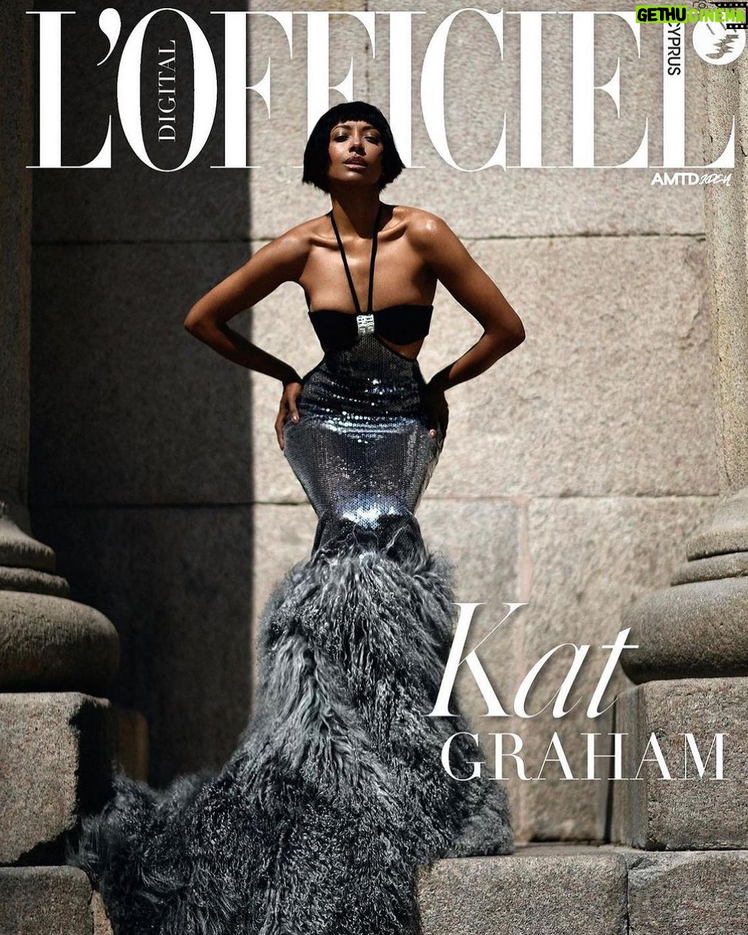 Kat Graham Instagram - One of my fave shoots ever! New cover story for @lofficielcyprus shot and styled by @danilov.viktor_ with my girl @elisarampi on the glam. Thank you to the incredible team for such a cool shoot, especially @ale_ssiofilippelli ππ½. Production: Anna Vergelskaya @anna_vergelskaya Photographer & stylist: Victor Danilov @danilov.viktor_ Executive Director: Alessio Filippelli @ale_ssiofilippelli Make Up & Hair: Elisa Rampi @elisarampi Assistant Hair Master: Elizabeth Fogel @hairdresserlf Assistant Stylist: Zeng Yinli @yayazeng_ Cyprus