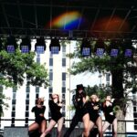 Kat Graham Instagram - Thank you @pridestl @mcdonalds for having us!! Happy #Pride everyone!!!! 🌈 @marissaneola @katemmcmahon @junior_89 @laurynadams_ @bkjones20 @ale_ssiofilippelli @parischea St. Louis, Missouri