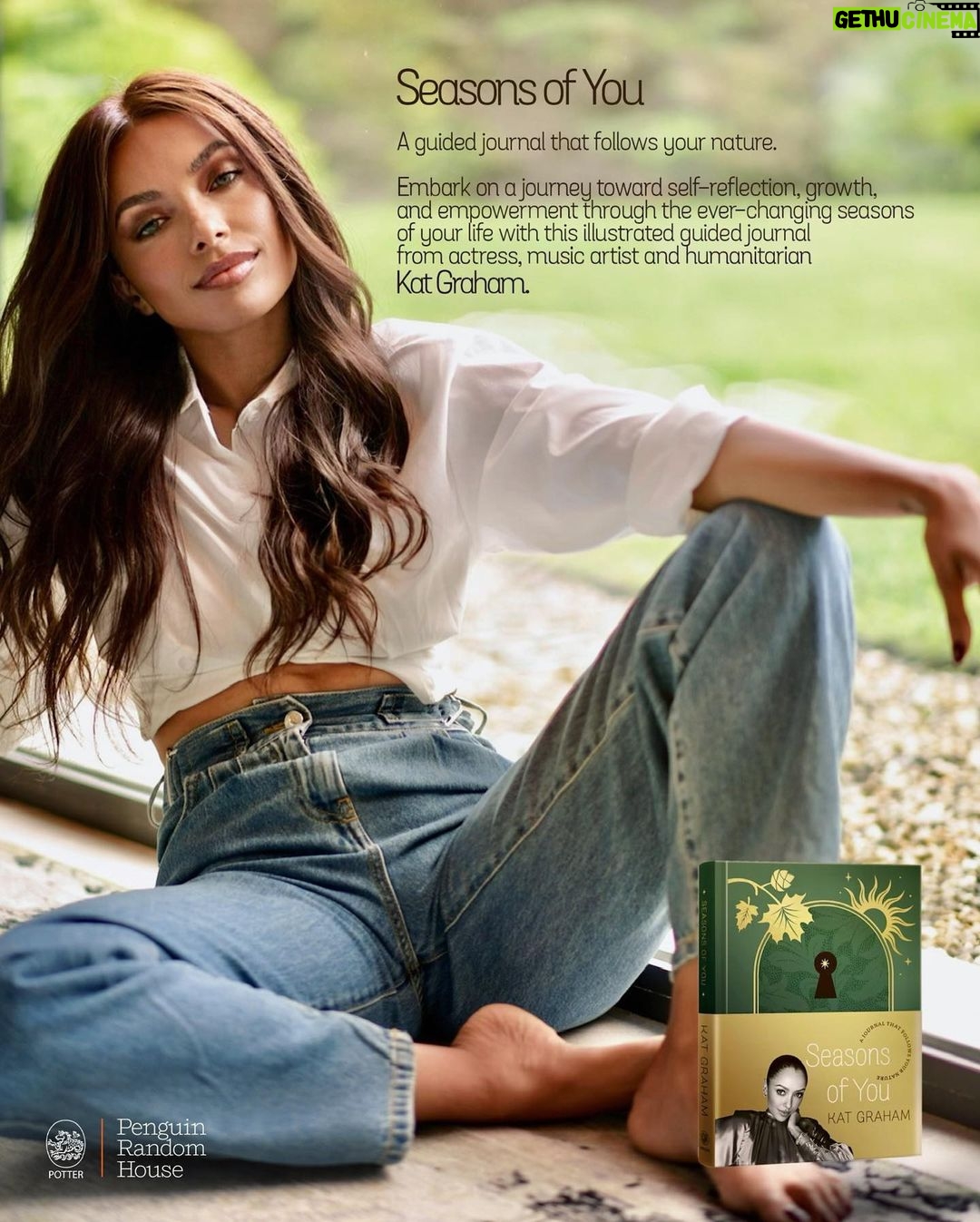 Kat Graham Instagram - Itβs coming!!! Super excited to announce my first book everrrrr. Thank you @clarksonpotter @penguinrandomhouse for believing in me and giving me an opportunity to help guide, heal and grow thru the Seasons of You journal. Excited for everyone to discover themselves in a deeper, more loving, and more forgiving way. Nov.14!! Preorder available now. #LinkInBio ππ½πβ¨ Link In Bio