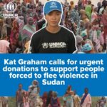 Kat Graham Instagram - The crisis in #Sudan hasn’t had anywhere near the coverage it deserves.⁣ ⁣ UNHCR predicts a million people will be forced to flee violence. We must do everything we can to support them. If you can, please head to the link in our bios to donate.