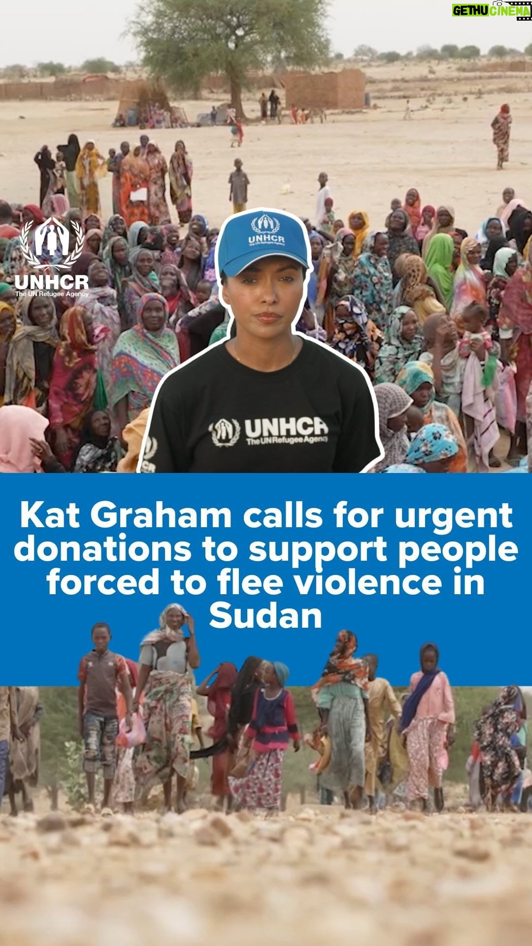 Kat Graham Instagram - The crisis in #Sudan hasn’t had anywhere near the coverage it deserves. UNHCR predicts a million people will be forced to flee violence. We must do everything we can to support them. If you can, please head to the link in our bios to donate.