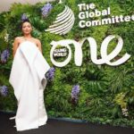 Kat Graham Instagram - Was honored to host the first ever @oneyoungworld Charity Gala in the south of France, presented by the @theglobalcommittee I will be speaking at the One Young World conference in Belfast Ireland in October. It is the world’s largest and most impactful youth leadership summit. Excited to see everyone there… Wearing the talented @katebartondesign Hair by @mitchellcantrellbeauty Photos by @tobyyeo Château de Fonscolombe