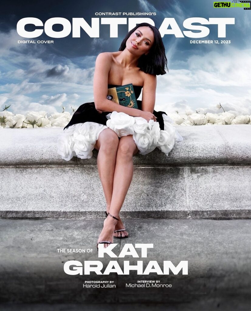 Kat Graham Instagram - New @thecontrastmag cover for #SeasonsOfYou book OUT NOW! Executive Director: Alessio Filippelli @ale_ssiofilippelli Contrast Magazine Editor In Chief: @actualmonroe Photography: Harold Julian @haroldjulian Hair: Robear Landeros @robearhair @penguinrandomhouse @clarksonpotter Cover Dress by: @nicolefeliciacouture New York, New York