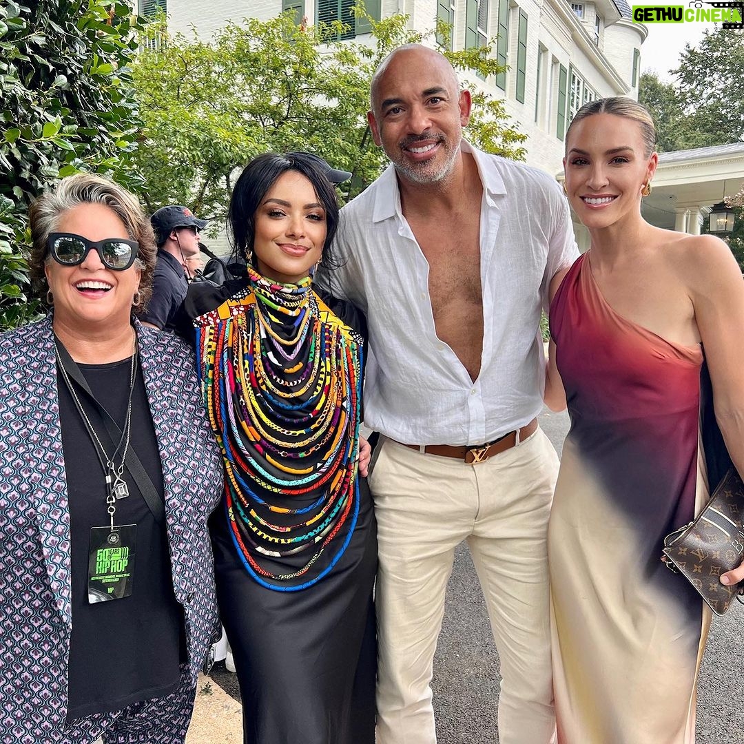 Kat Graham Instagram - So grateful to have joined @VP @kamalaharris and my @recordingacademy family at her residence to celebrate 50 years of Hip Hop! Such a historical moment in time. @blackmusiccollective Washington D.C.