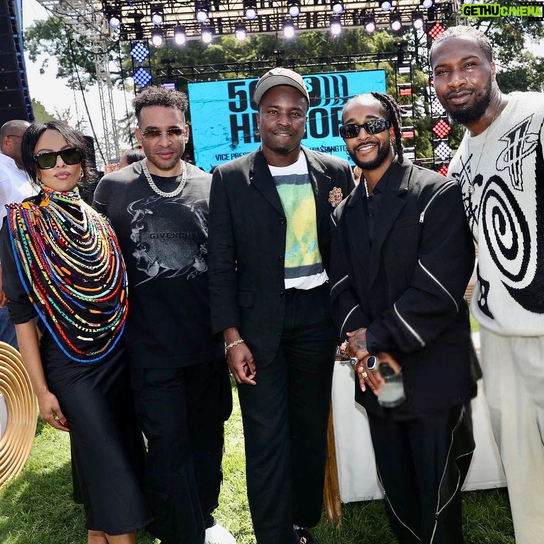 Kat Graham Instagram - So grateful to have joined @VP @kamalaharris and my @recordingacademy family at her residence to celebrate 50 years of Hip Hop! Such a historical moment in time. @blackmusiccollective Washington D.C.