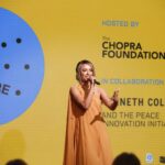 Kat Graham Instagram - So grateful and humbled to have joined my friend, the timeless and boundless Dr. @deepakchopra, the brilliant and fiercely innovative @Poonacha, the unstoppable and kind @ladygwright and the talented force of love that is @kennethcole for the launch of Sangha with @thechoprafoundation in NYC. Such an inspiring room filled with so many great minds with such a vision and plan for the future of humanity. 🙏🏽 #WeThePlanet #WeTheFuture New York, New York