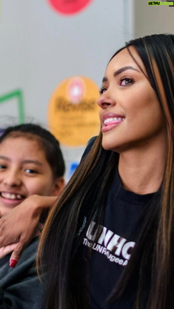 Kat Graham Instagram - It is rare to find the kind of joy and sisterhood that you find at @globalvillageproject. This school for refugee girls is using trauma-informed teaching to create a safe haven and inclusive space for young women to learn, grow and thrive. @USAforUNHCR is celebrating #WorldChildrensDay with @KatGraham by shining a light on @globalvillageproject’s incredible students and staff.