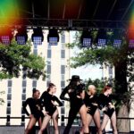 Kat Graham Instagram - Thank you @pridestl @mcdonalds for having us!! Happy #Pride everyone!!!! 🌈 @marissaneola @katemmcmahon @junior_89 @laurynadams_ @bkjones20 @ale_ssiofilippelli @parischea St. Louis, Missouri