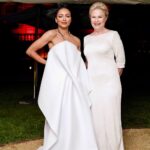 Kat Graham Instagram - Was honored to host the first ever @oneyoungworld Charity Gala in the south of France, presented by the @theglobalcommittee I will be speaking at the One Young World conference in Belfast Ireland in October. It is the world’s largest and most impactful youth leadership summit. Excited to see everyone there… Wearing the talented @katebartondesign Hair by @mitchellcantrellbeauty Photos by @tobyyeo Château de Fonscolombe