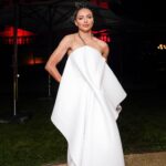 Kat Graham Instagram - Was honored to host the first ever @oneyoungworld Charity Gala in the south of France, presented by the @theglobalcommittee I will be speaking at the One Young World conference in Belfast Ireland in October. It is the world’s largest and most impactful youth leadership summit. Excited to see everyone there… Wearing the talented @katebartondesign Hair by @mitchellcantrellbeauty Photos by @tobyyeo Château de Fonscolombe