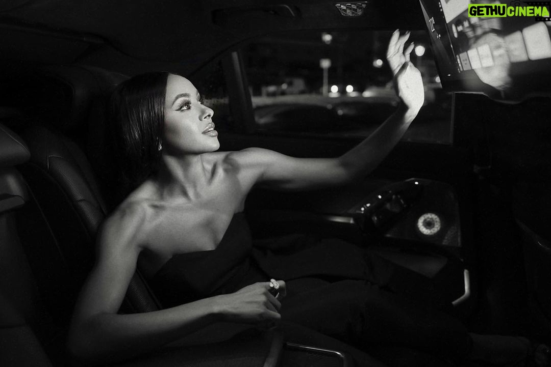 Kat Graham Instagram - Photographed by the great @gregwilliamsphotography for @BMW debuting the new i7 M70 @bmwm #ThislsForwardism #TheArtOfSeeingTomorrow #BornElectric #BMW×Cannes #CannesFilmFestival #Cannes2023 #BMWFilms Cannes, France