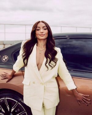 Kat Graham Instagram - Joined my @bmw family in Cannes for the launch of the i7 M70 and debut of THE ICON. Such a wildly innovative and fun team to roll with. 

It was such an incredible experience watching the BMW film #TheCalm in the new i7 M70… the largest screen on wheels! Mind blown. The sound alone was 🤌🏽🙌🏽💥❤️‍🔥

Thank you for letting me drive your one of one flying boat… another truly epic Cannes!

@bmwm #ThislsForwardism #TheArtOfSeeingTomorrow
#BornElectric #BMW×Cannes #THEI7M70 #CannesFilmFestival #Cannes2023 #BMWFilm